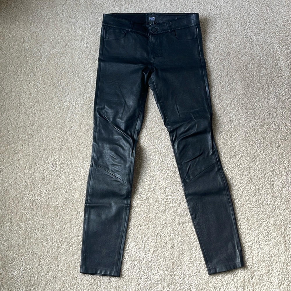 Paige Leather Pants